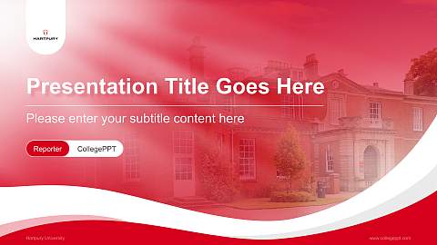 Hartpury University Lecture Sharing and Networking Event PPT Template