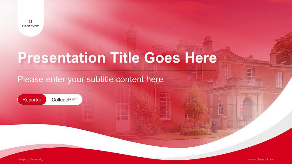 Hartpury University Lecture Sharing and Networking Event PPT Template16:9 ratio PPT effect preview image
