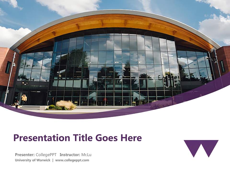 University of Warwick Course/Courseware Creation PPT Template4:3 ratio PPT effect preview image5