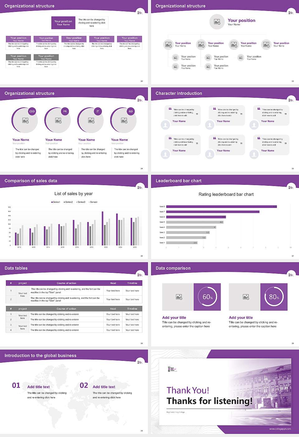 Royal Veterinary College Academic Presentation/Research Findings Report PPT Template16:9 ratio PPT effect preview image4