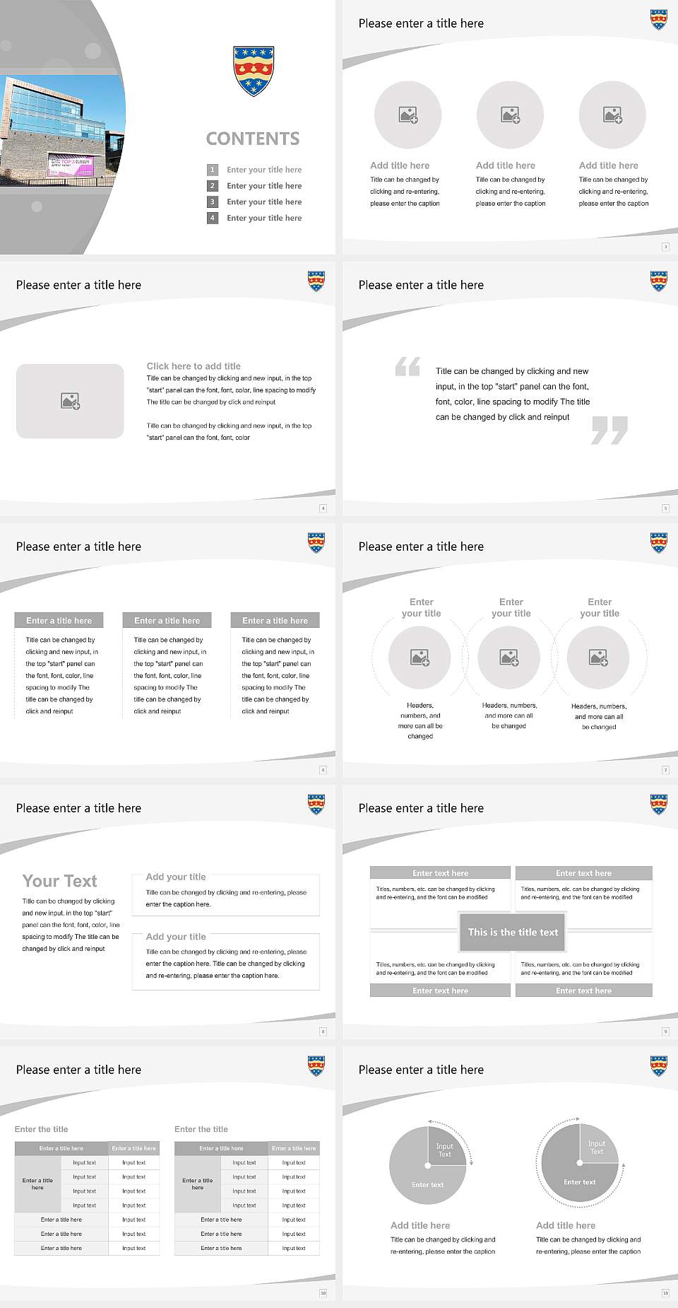 University of Plymouth Course/Courseware Creation PPT Template4:3 ratio PPT effect preview image2