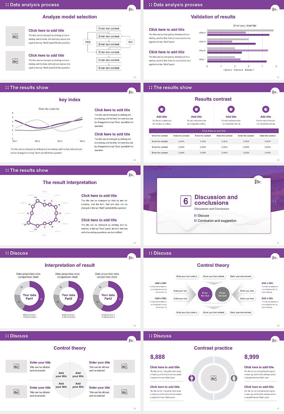 Royal Veterinary College Graduation Thesis Defense PPT Template16:9 ratio PPT effect preview image5
