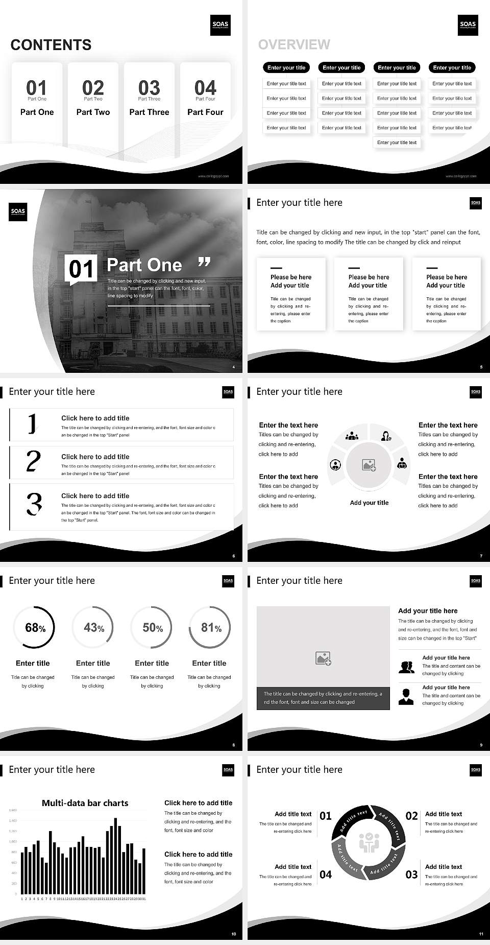 SOAS University of London Lecture Sharing and Networking Event PPT Template4:3 ratio PPT effect preview image2