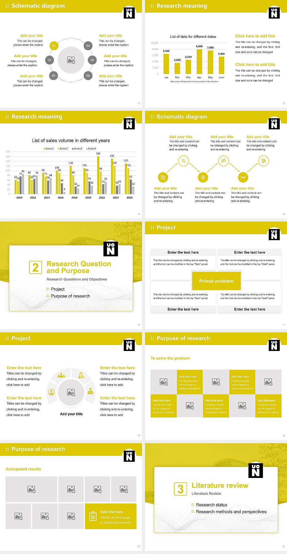 University of Northampton Graduation Thesis Defense PPT Template4:3 ratio PPT effect preview image3