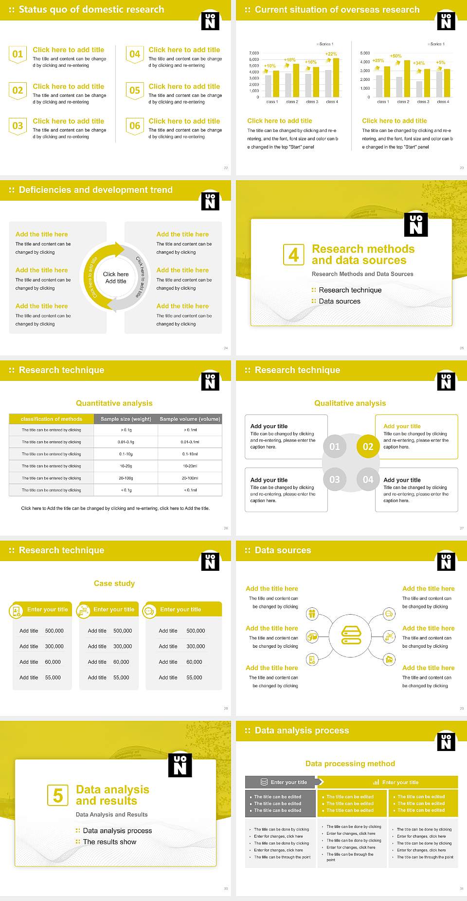 University of Northampton Graduation Thesis Defense PPT Template4:3 ratio PPT effect preview image4