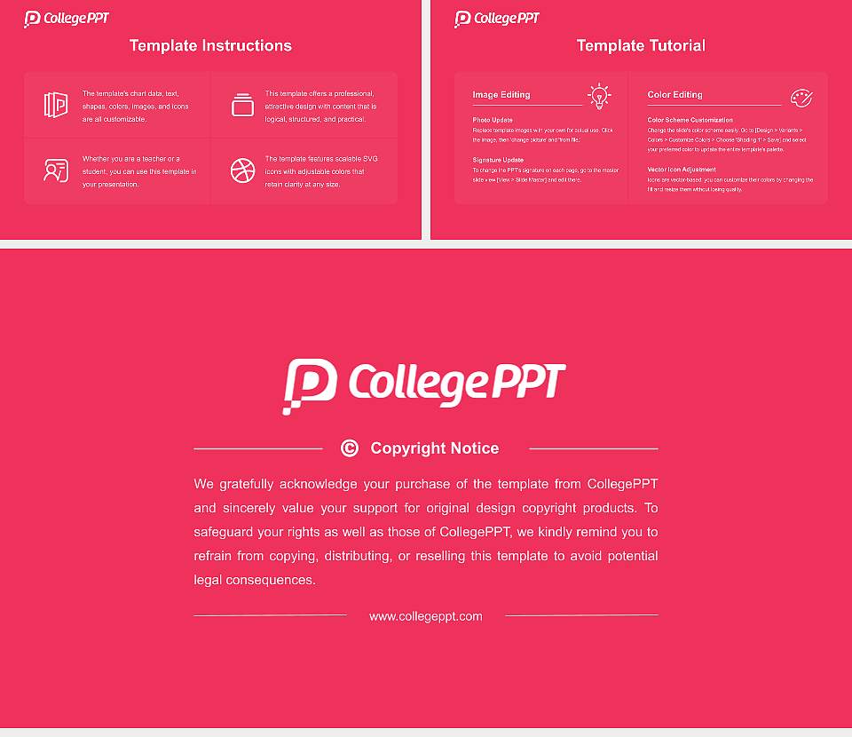 University College of Osteopathy Academic Presentation/Research Findings Report PPT Template16:9 ratio PPT effect preview image5