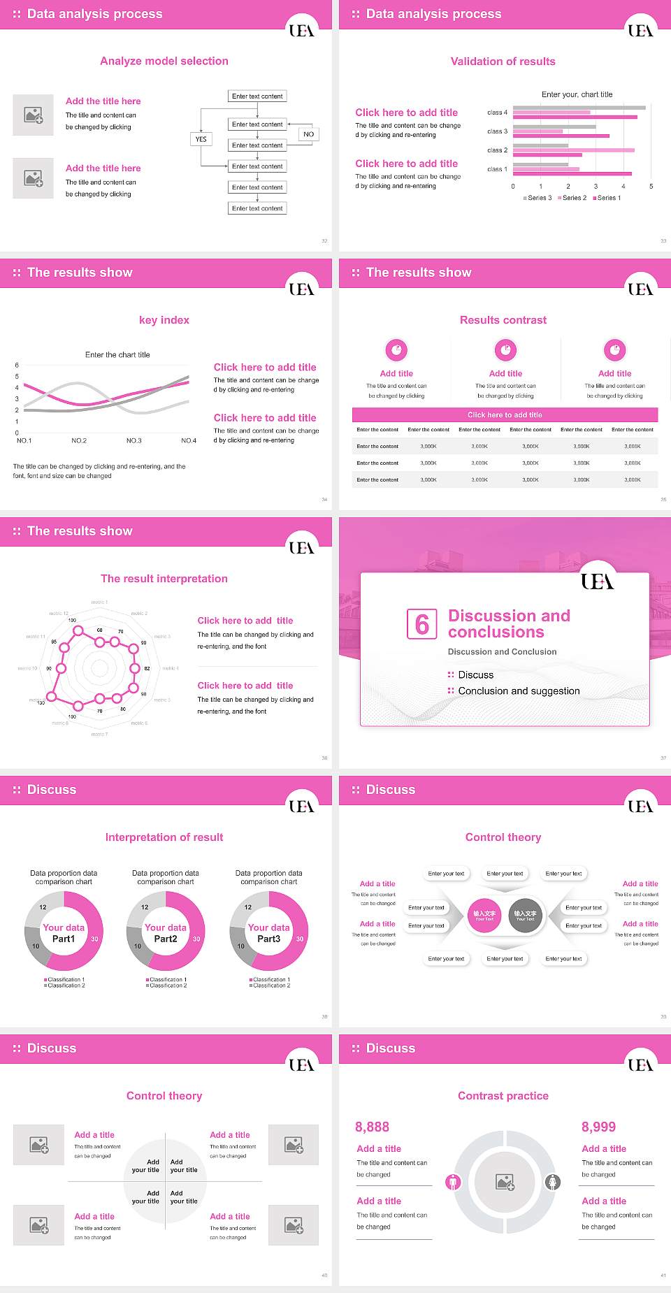 University of East Anglia Graduation Thesis Defense PPT Template4:3 ratio PPT effect preview image5