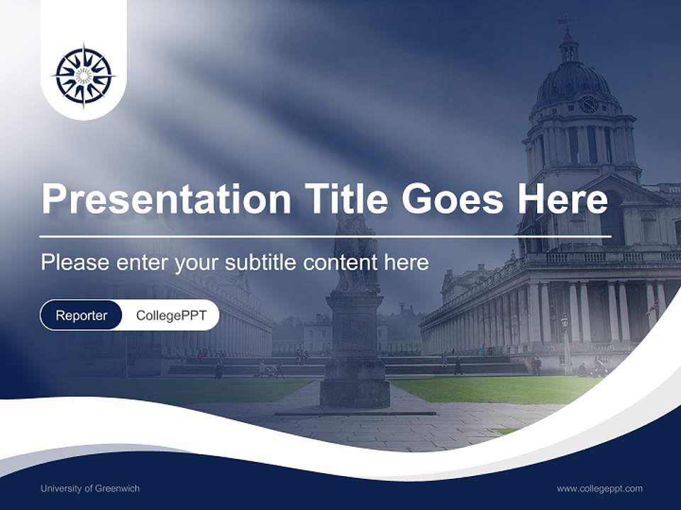 University of Greenwich Lecture Sharing and Networking Event PPT Template4:3 ratio PPT effect preview image4