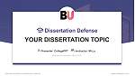 Bournemouth University Graduation Thesis Defense PPT Template