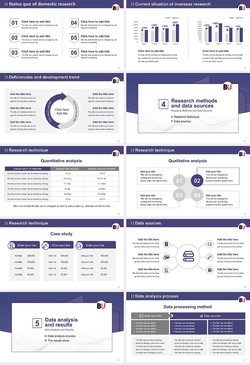 Bournemouth University Graduation Thesis Defense PPT Template16:9 ratio PPT effect preview image4