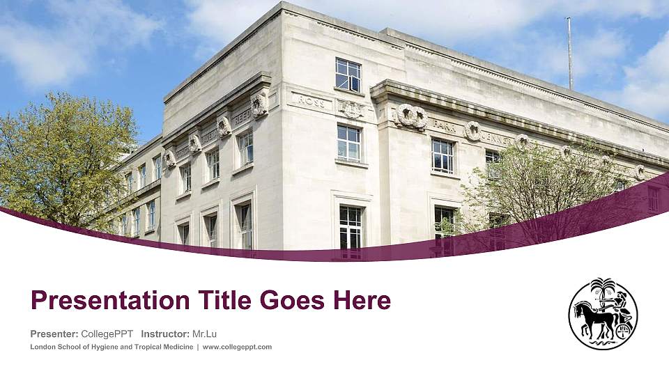 London School of Hygiene and Tropical Medicine Course/Courseware Creation PPT Template16:9 ratio PPT effect preview image