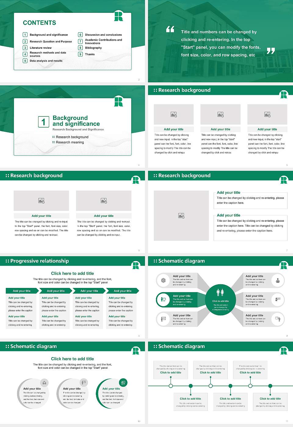Roehampton University Graduation Thesis Defense PPT Template16:9 ratio PPT effect preview image2
