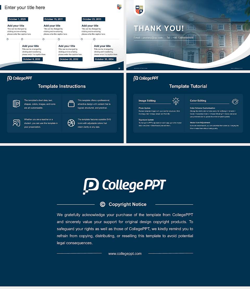 University of Chichester Lecture Sharing and Networking Event PPT Template16:9 ratio PPT effect preview image4