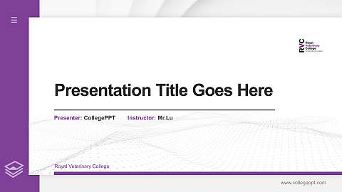Royal Veterinary College Thesis Proposal/Graduation Defense PPT Template