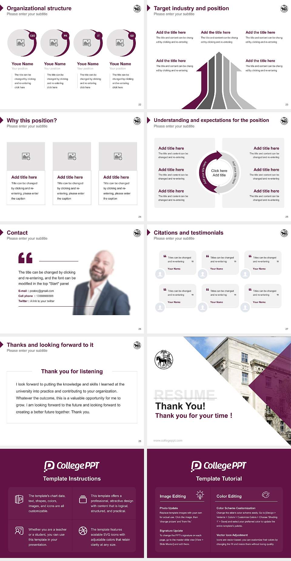 London School of Hygiene and Tropical Medicine Resume PPT Template4:3 ratio PPT effect preview image4