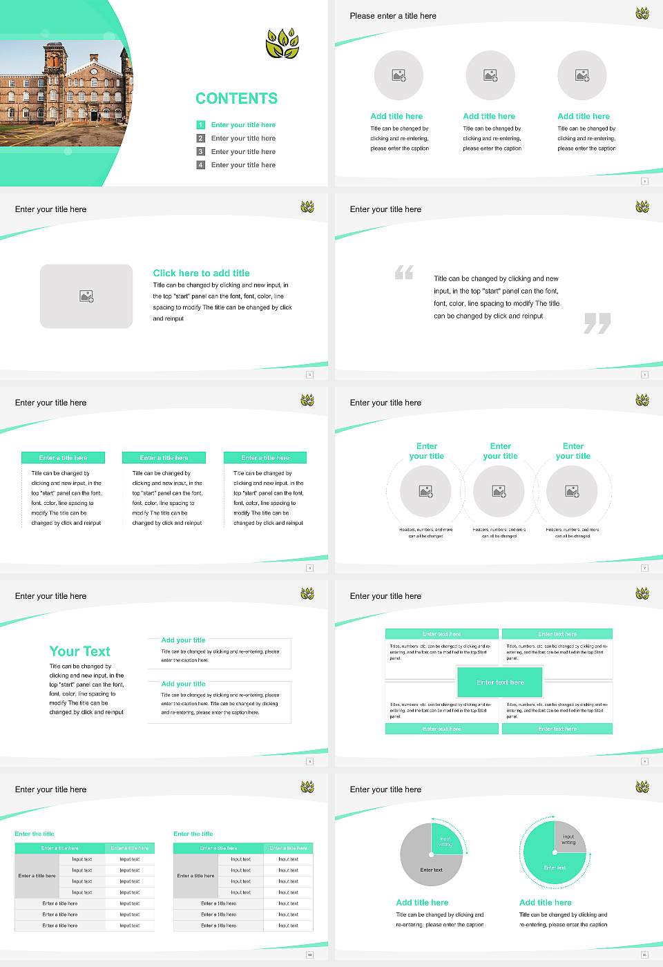University of Cumbria Course/Courseware Creation PPT Template16:9 ratio PPT effect preview image2