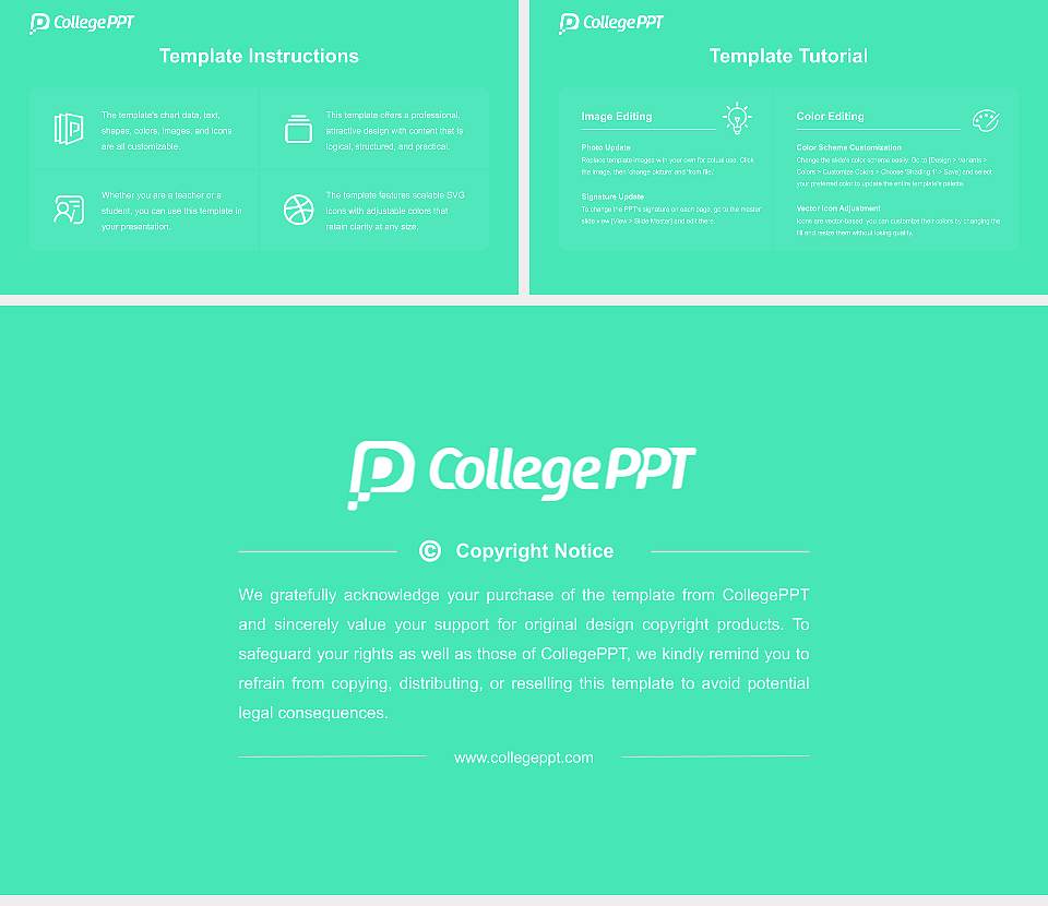University of Cumbria Course/Courseware Creation PPT Template16:9 ratio PPT effect preview image5