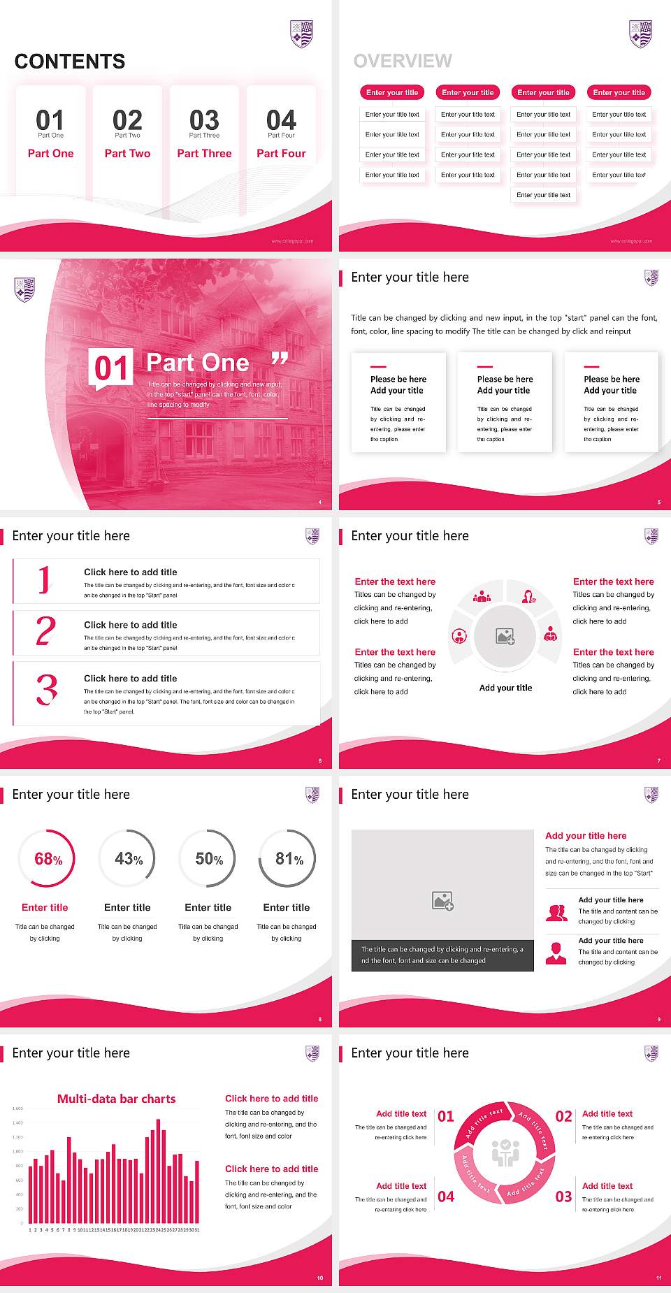 AECC University College Lecture Sharing and Networking Event PPT Template4:3 ratio PPT effect preview image2
