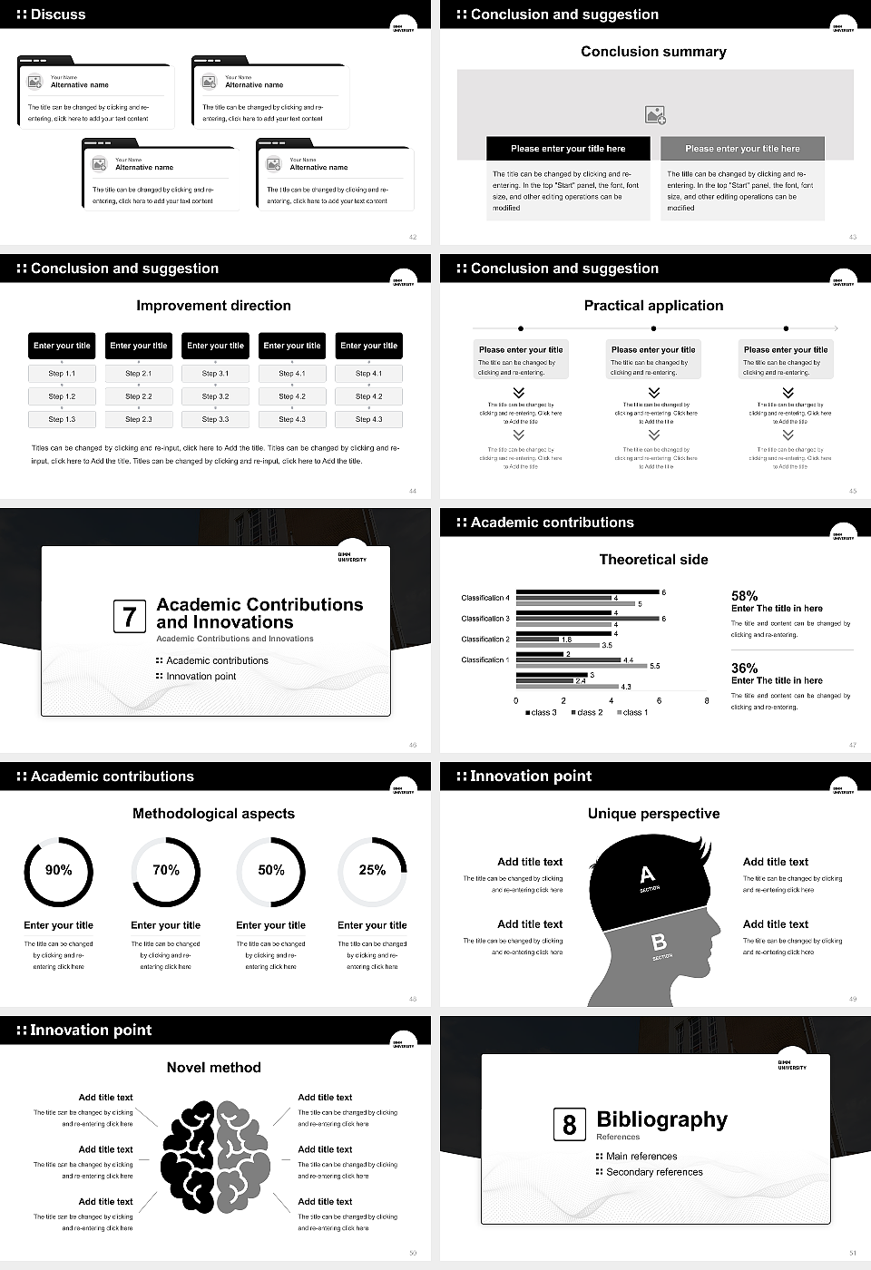 BIMM University Graduation Thesis Defense PPT Template_Slide preview image6