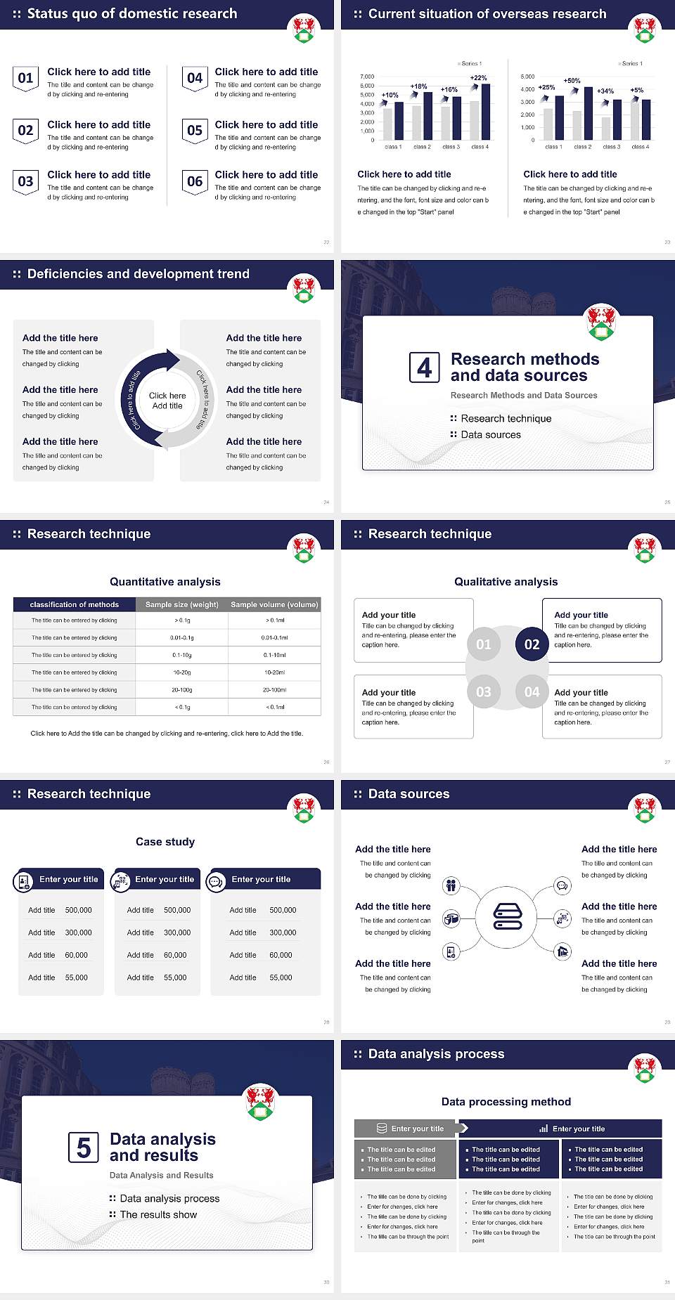 Aberystwyth University Graduation Thesis Defense PPT Template4:3 ratio PPT effect preview image4