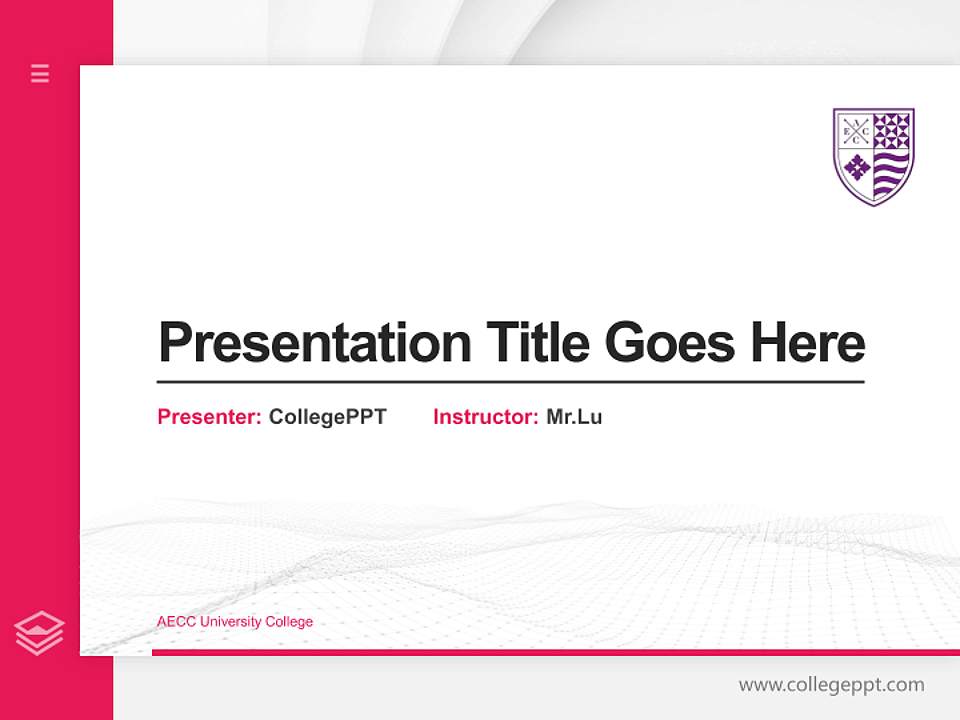 AECC University College Thesis Proposal/Graduation Defense PPT Template4:3 ratio PPT effect preview image5