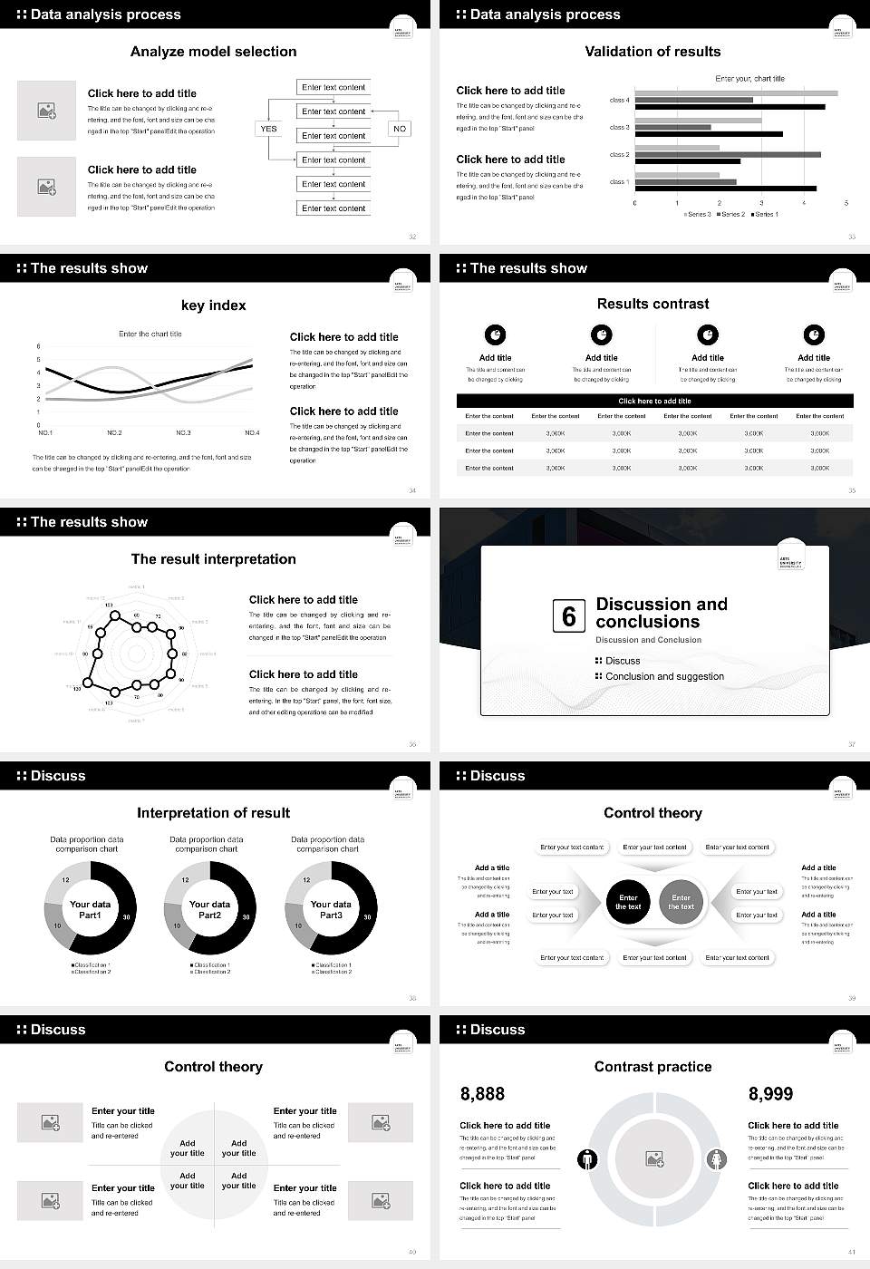 Arts University Bournemouth Graduation Thesis Defense PPT Template16:9 ratio PPT effect preview image5