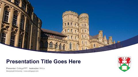 Aberystwyth University Course/Courseware Creation PPT Template