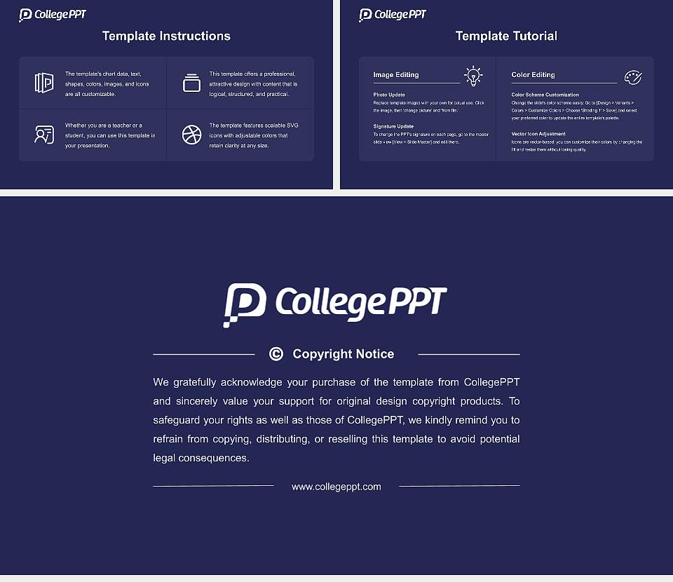 Aberystwyth University Course/Courseware Creation PPT Template16:9 ratio PPT effect preview image5