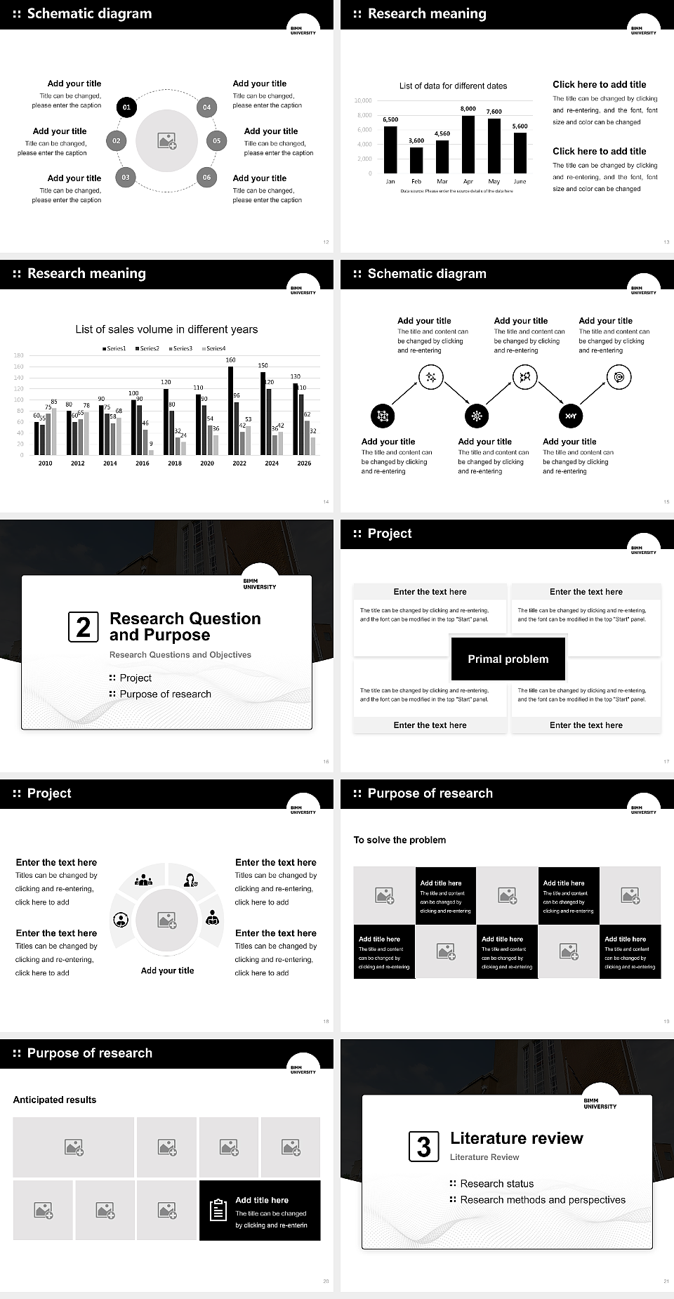 BIMM University Graduation Thesis Defense PPT Template_Slide preview image3