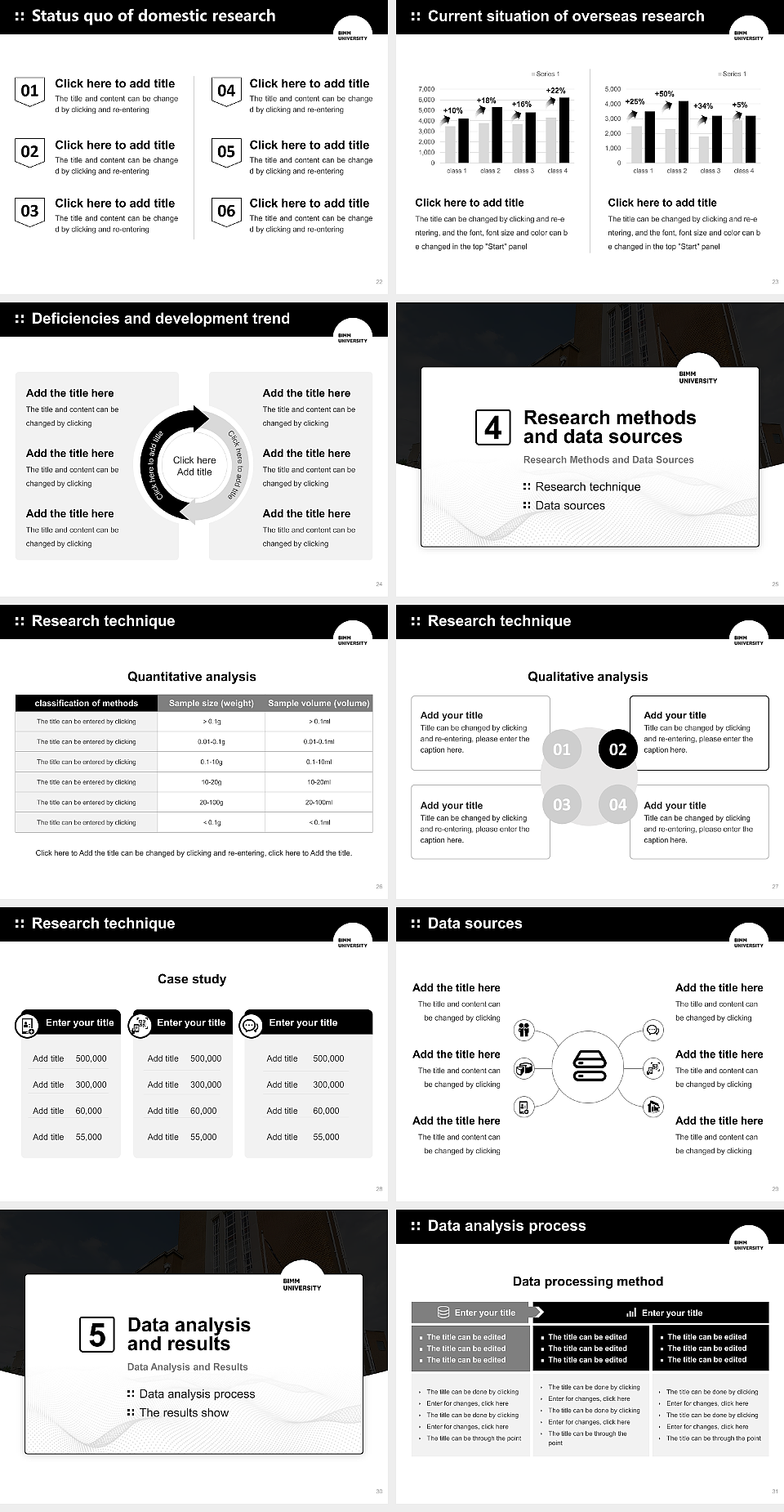 BIMM University Graduation Thesis Defense PPT Template_Slide preview image4