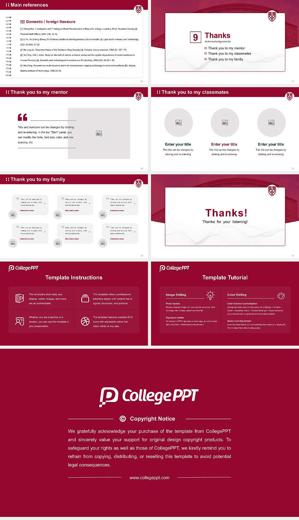 Birkbeck, University of London Graduation Thesis Defense PPT Template16:9 ratio PPT effect preview image7