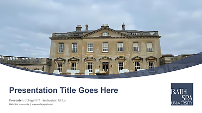 Bath Spa University Course/Courseware Creation PPT Template