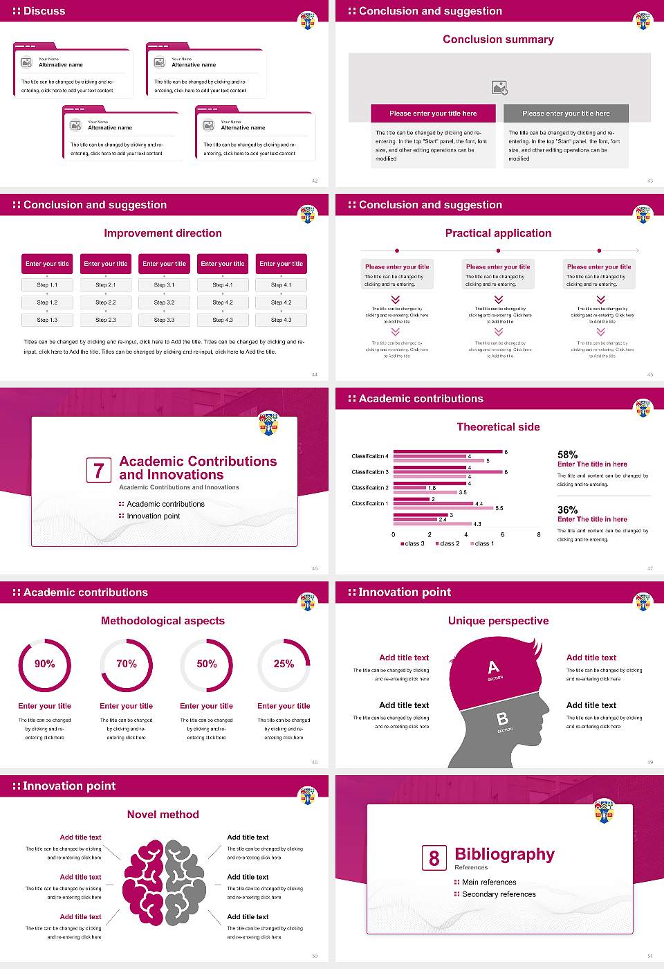 Abertay University Graduation Thesis Defense PPT Template16:9 ratio PPT effect preview image6