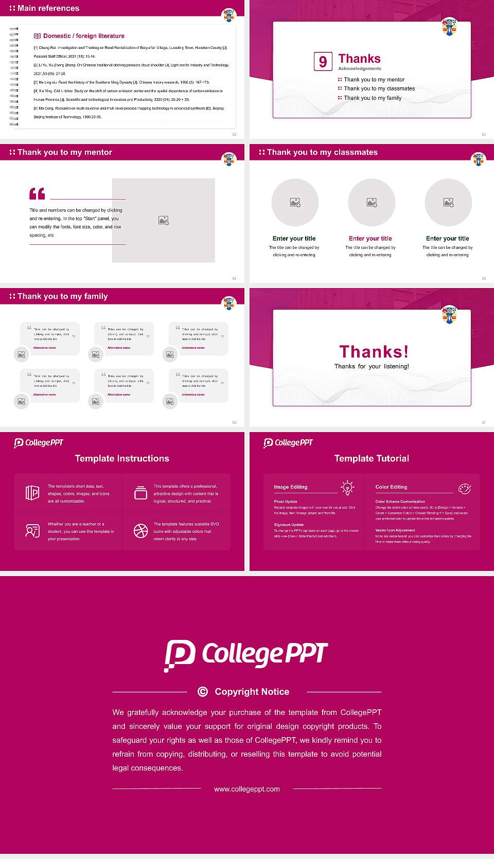 Abertay University Graduation Thesis Defense PPT Template16:9 ratio PPT effect preview image7
