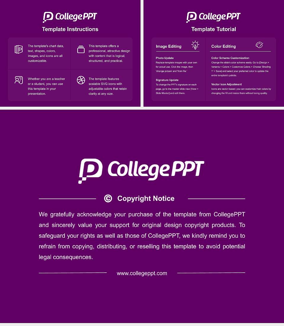 Aston University Course/Courseware Creation PPT Template4:3 ratio PPT effect preview image5