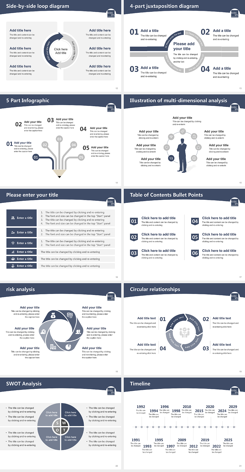 Bath Spa University Academic Presentation/Research Findings Report PPT Template_Slide preview image3