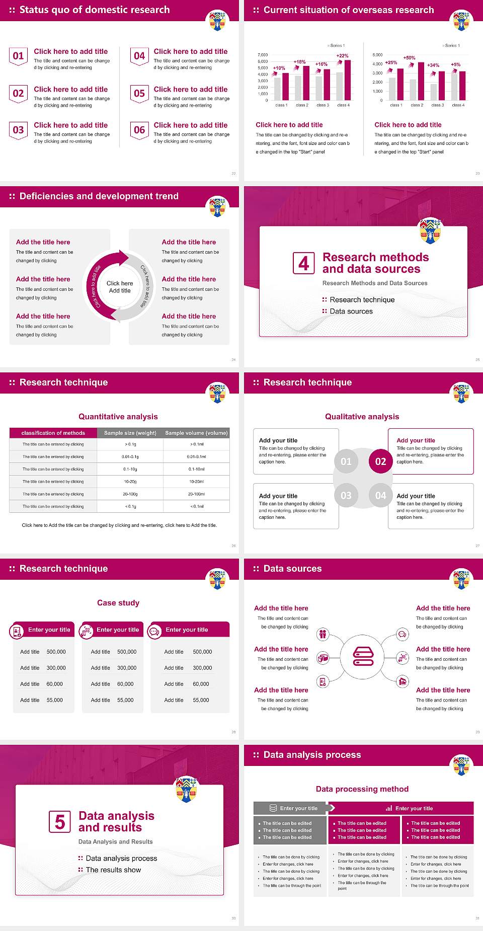 Abertay University Graduation Thesis Defense PPT Template4:3 ratio PPT effect preview image4