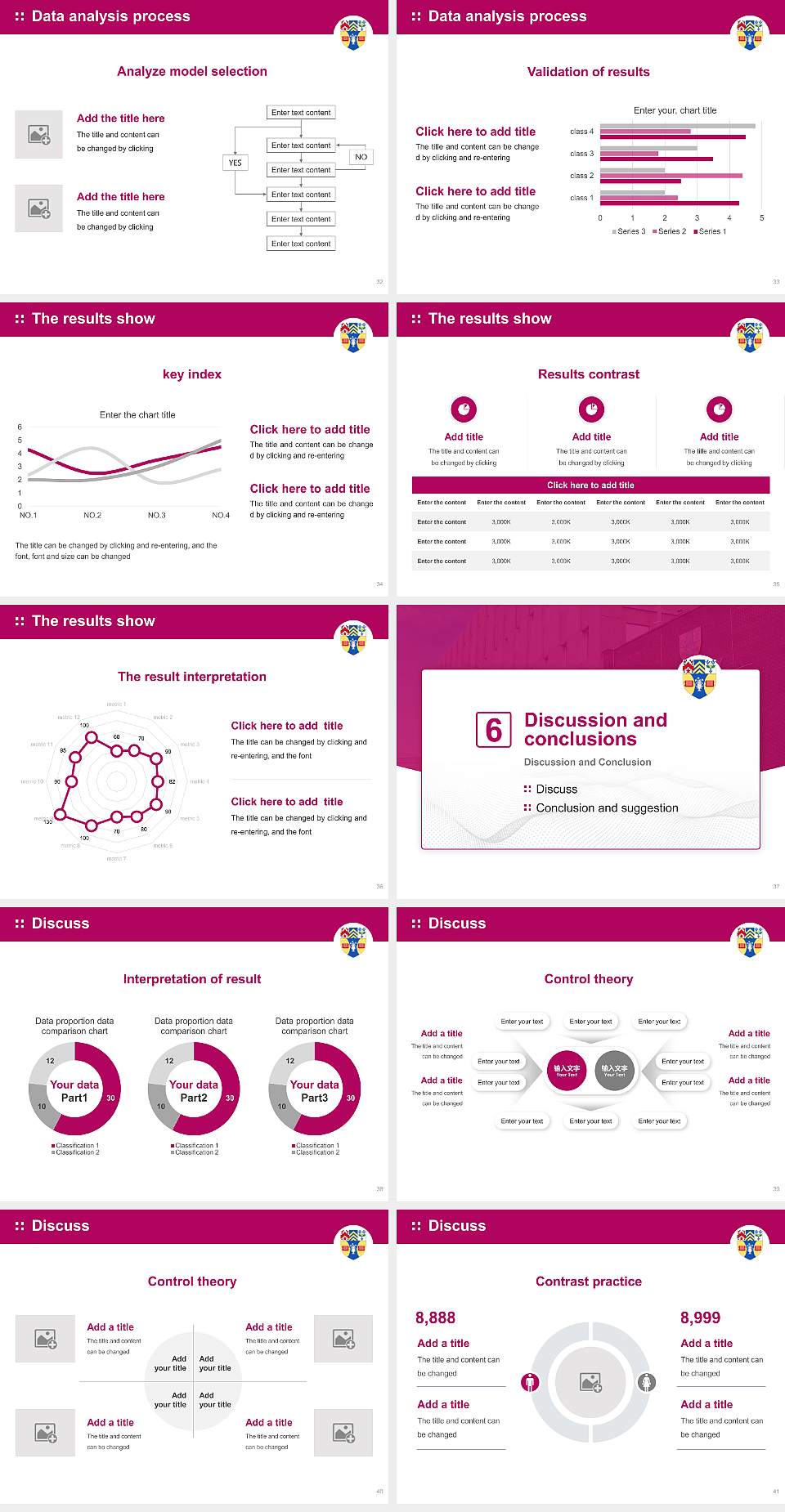 Abertay University Graduation Thesis Defense PPT Template4:3 ratio PPT effect preview image5