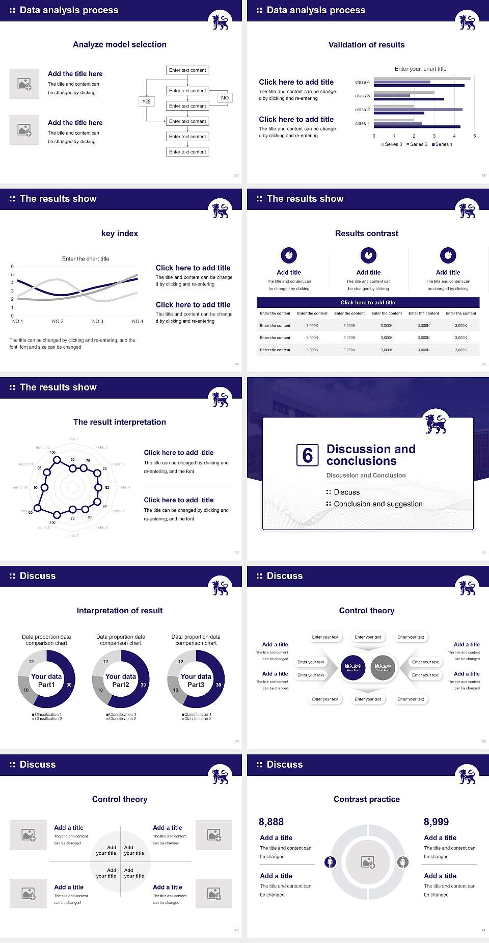Birmingham City University Graduation Thesis Defense PPT Template4:3 ratio PPT effect preview image5