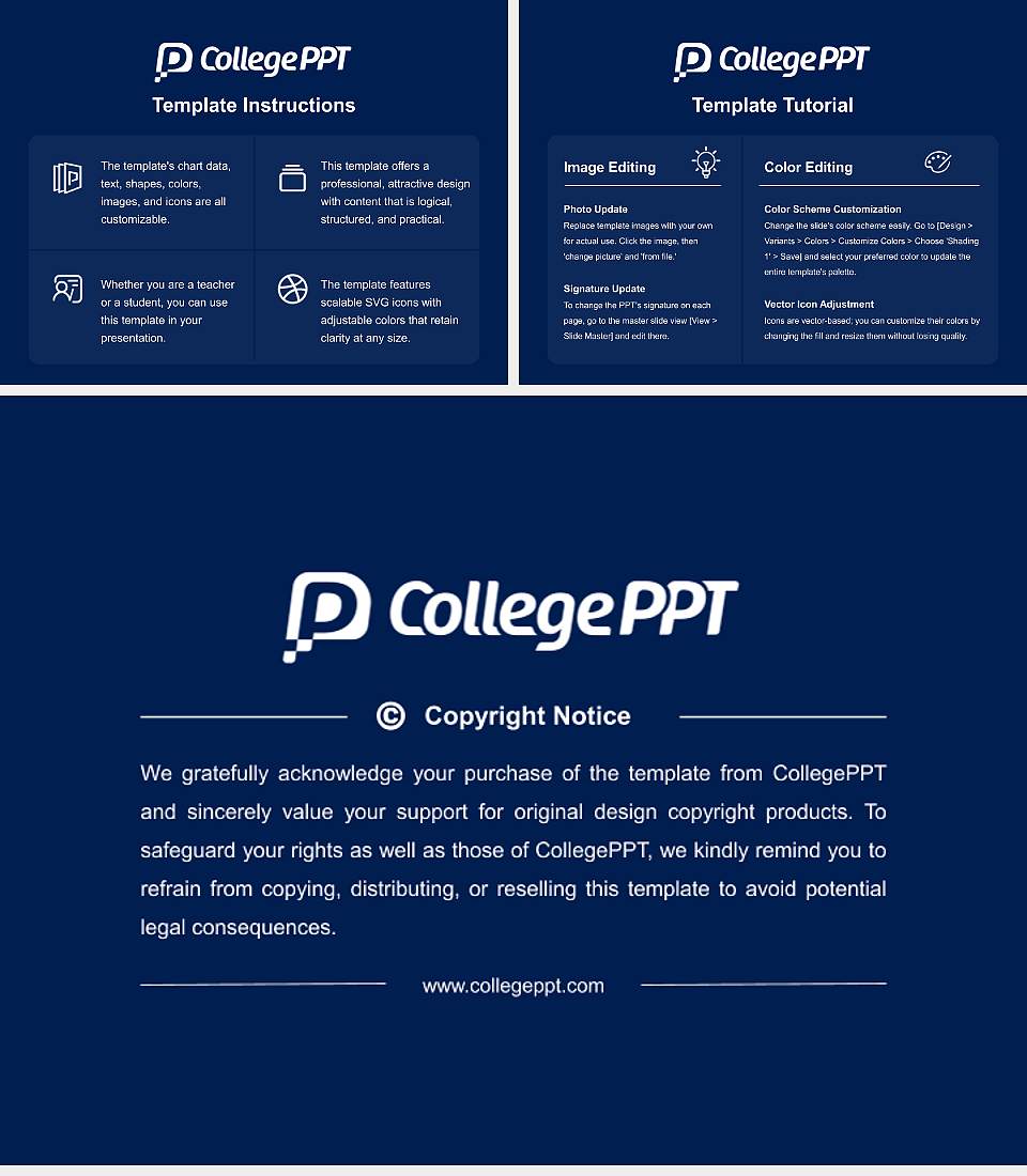 Arden University Course/Courseware Creation PPT Template4:3 ratio PPT effect preview image5