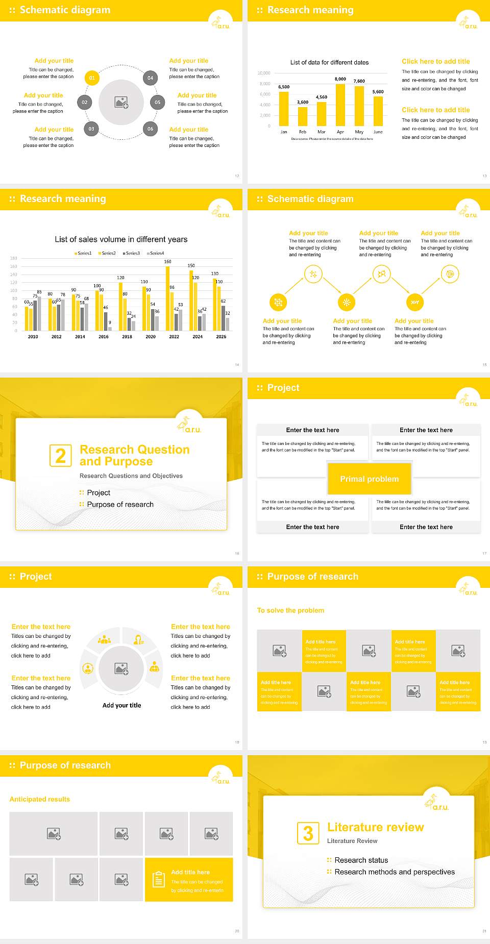 Anglia Ruskin University Graduation Thesis Defense PPT Template4:3 ratio PPT effect preview image3