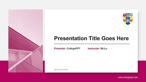 Abertay University General Purpose PPT Template