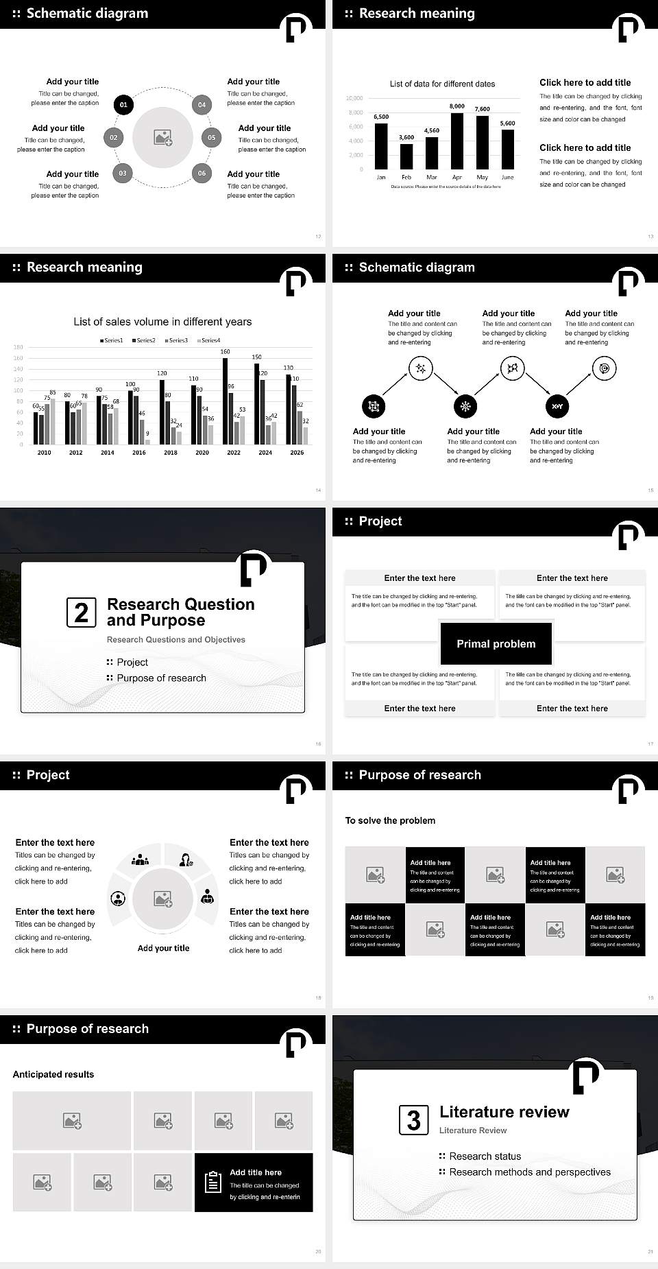Arts University Plymouth Graduation Thesis Defense PPT Template4:3 ratio PPT effect preview image3