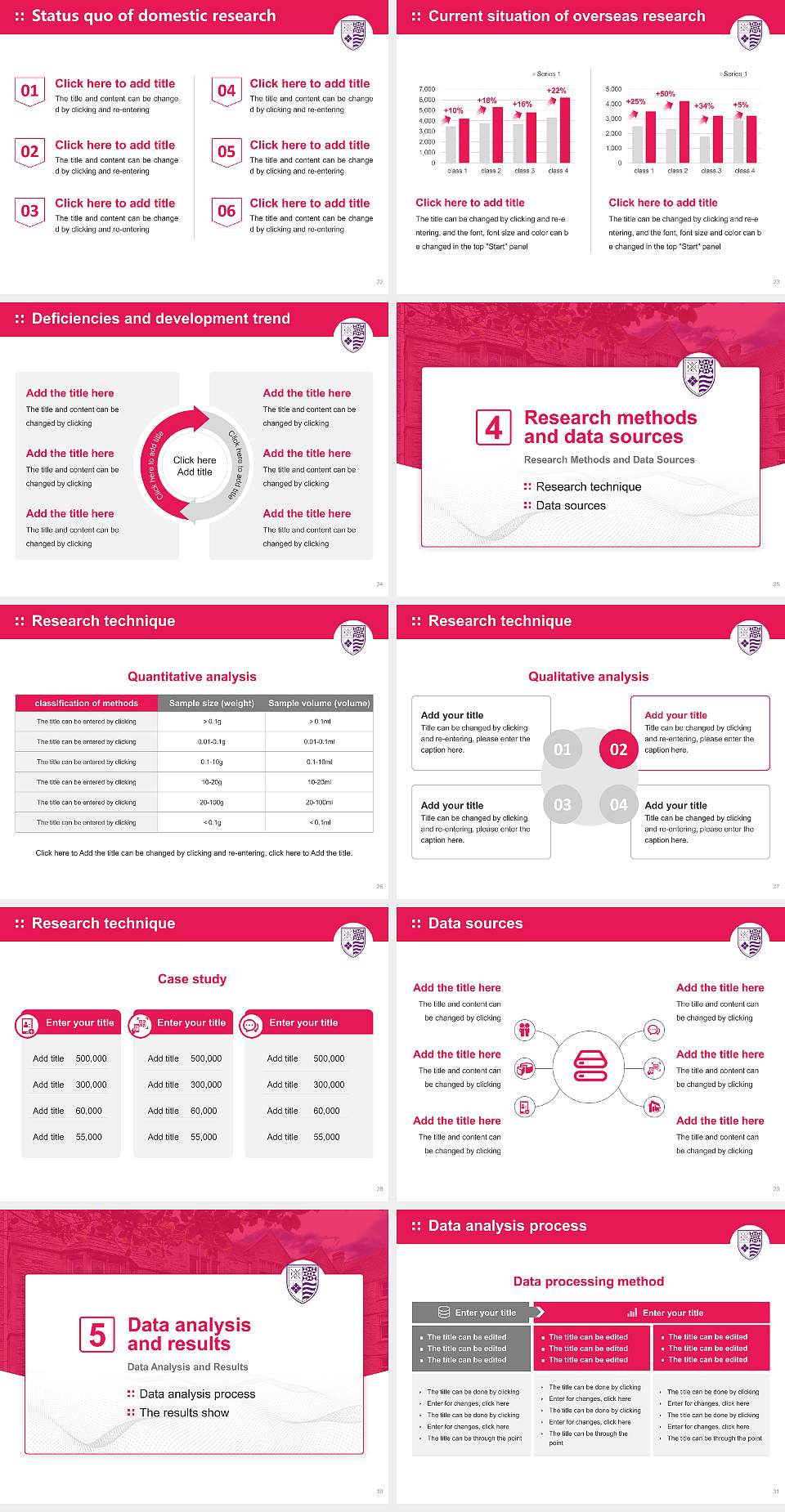 AECC University College Graduation Thesis Defense PPT Template4:3 ratio PPT effect preview image4