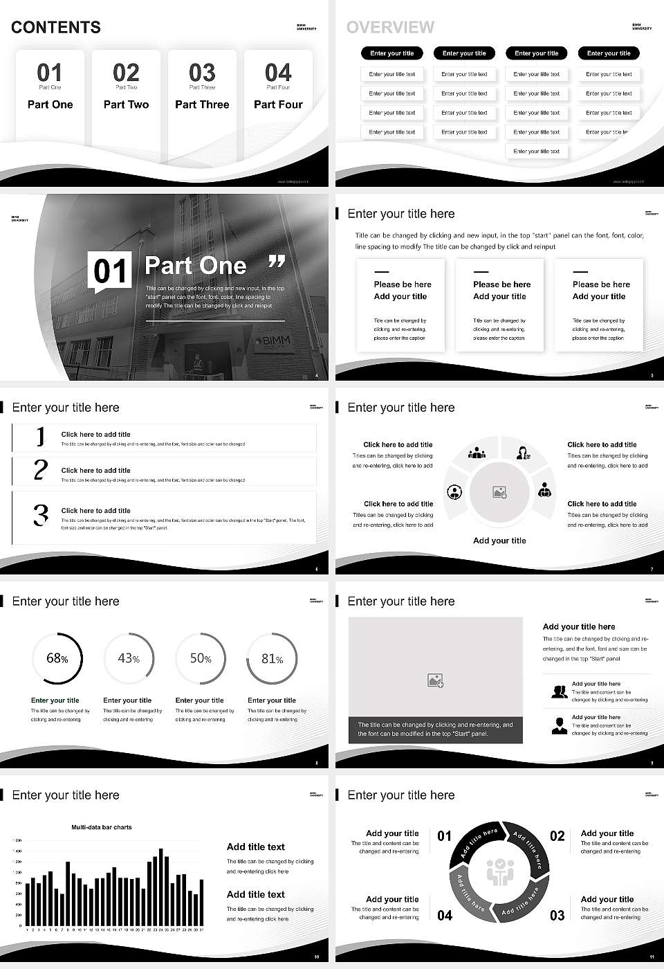 BIMM University Lecture Sharing and Networking Event PPT Template16:9 ratio PPT effect preview image2