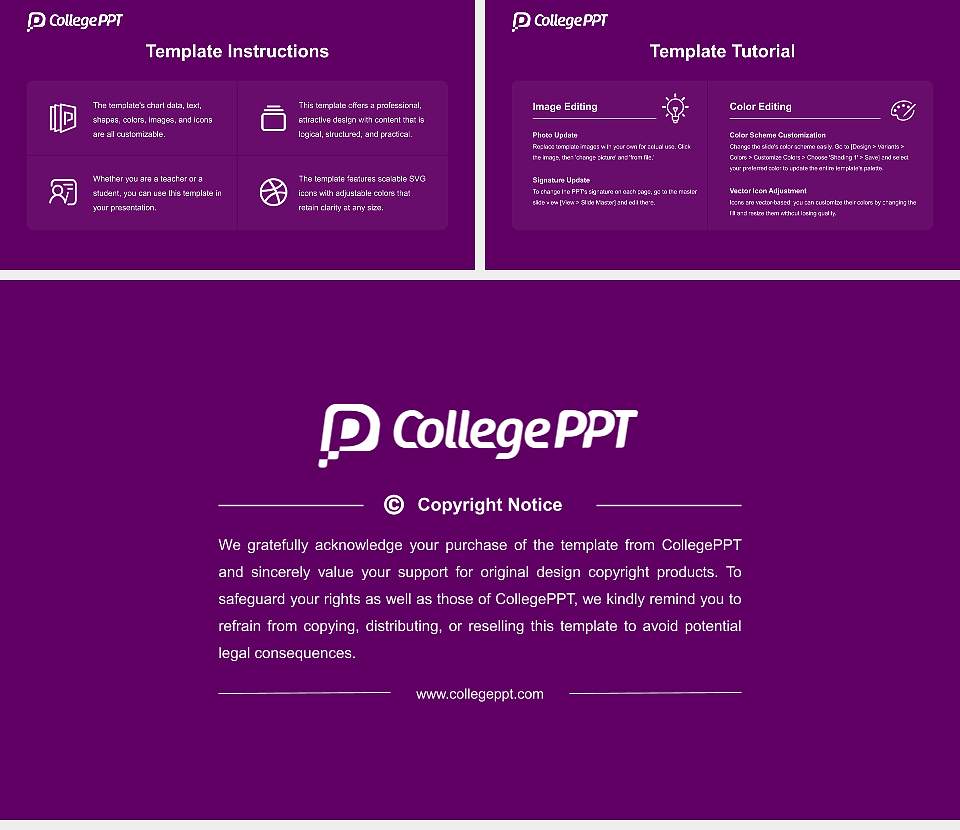 Aston University Course/Courseware Creation PPT Template16:9 ratio PPT effect preview image5