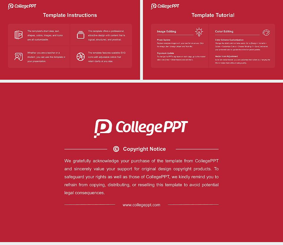 Bangor University Course/Courseware Creation PPT Template16:9 ratio PPT effect preview image5