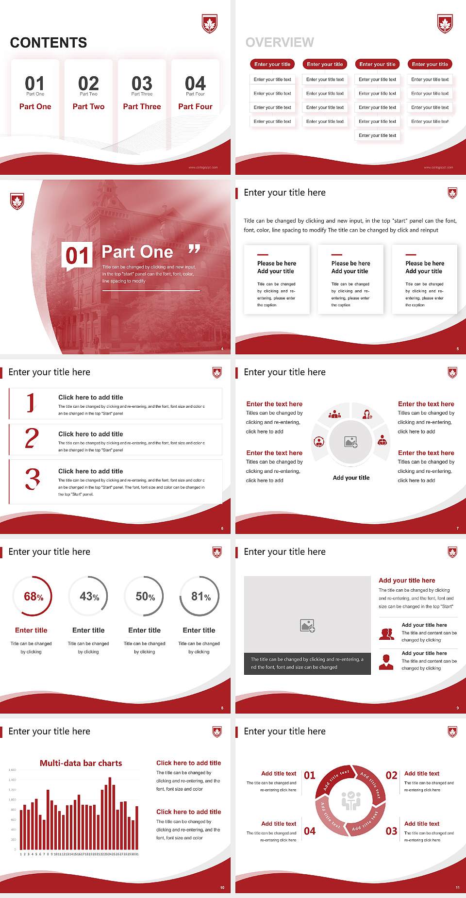 University of Fredericton Lecture Sharing and Networking Event PPT Template4:3 ratio PPT effect preview image2