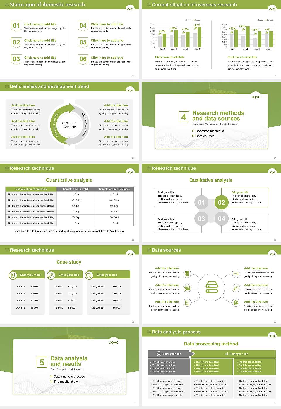University of Quebec at Chicoutimi Graduation Thesis Defense PPT Template16:9 ratio PPT effect preview image4
