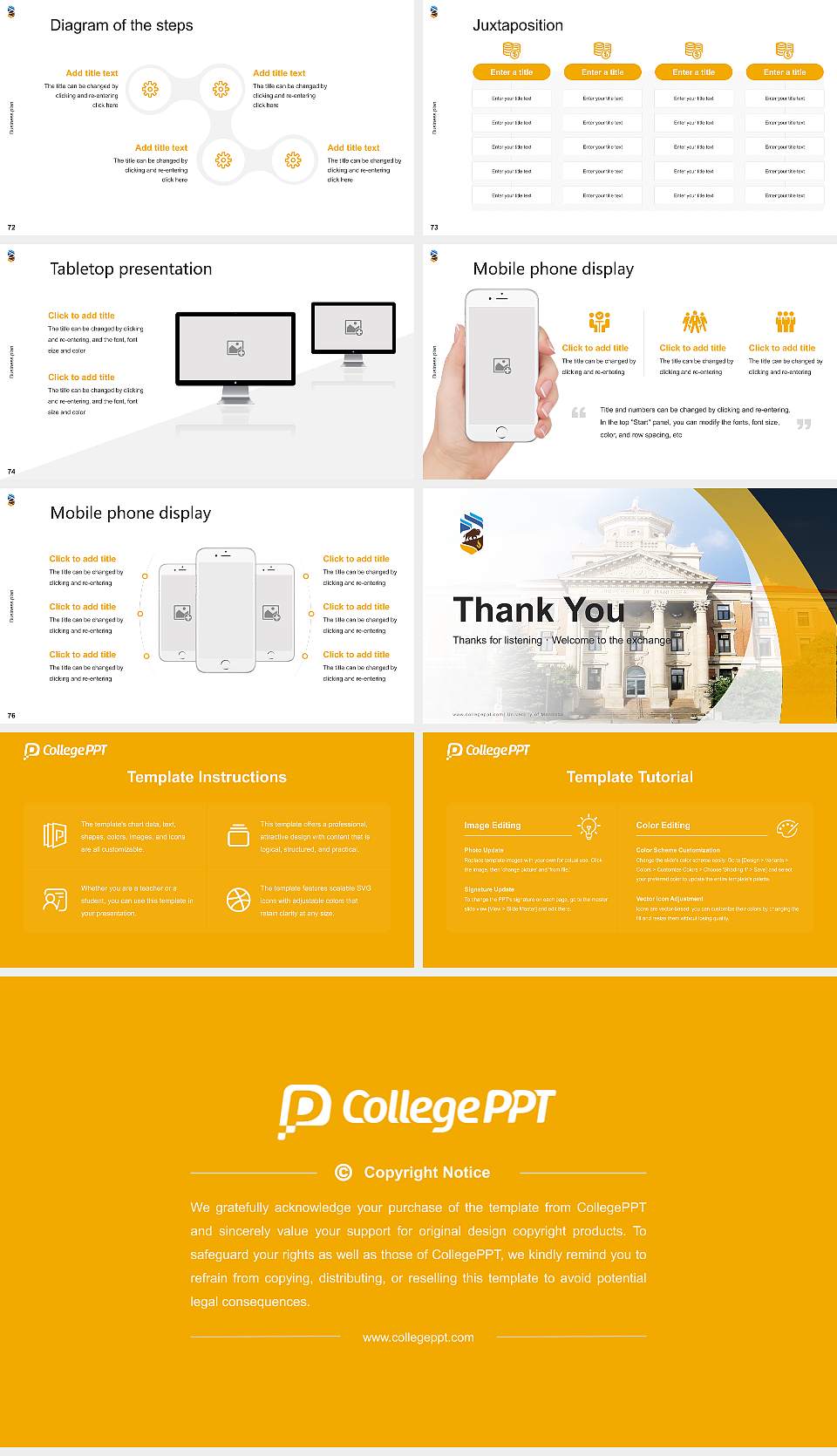 University of Manitoba Competition/Entrepreneurship Contest PPT Template16:9 ratio PPT effect preview image9